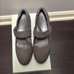 Nurture Mytime Pumice grey wedge Mary Jane shoes
#14